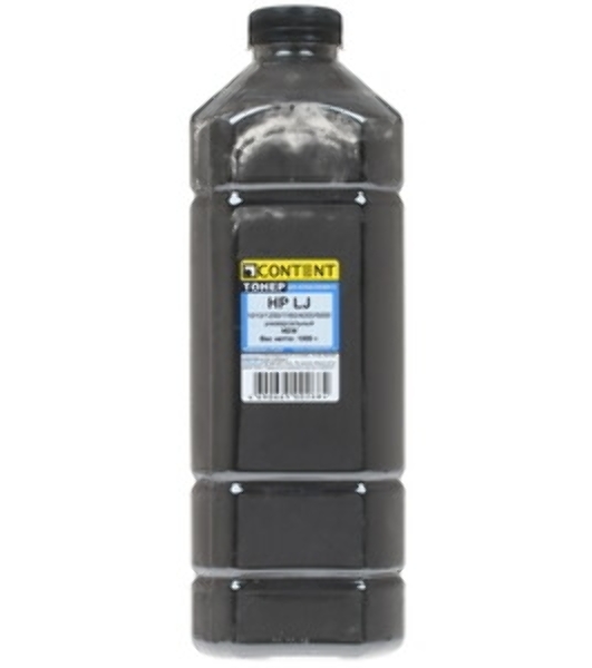 Тонер Content - для HP LJ Универсальный 1010/1200/1160/4000/5000 (Content), 1кг, канистра