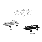 Корпус светильника C6525 SWH белый песок 160*80*H25mm MR16 GU5.3, фото6