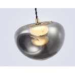 Подвесной светодиодный светильник Ambrella light LH12001 BK/GD/SM черный/золото/дымчатый 6W 3000K D180*145, фото4