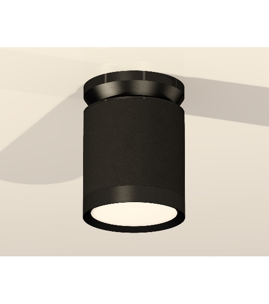 Светильник Ambrella Light XS8142020 SBK/PBK черный песок/черный полированный GX53 (N8902, C8142, N8113)