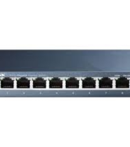Коммутатор TP-Link SMB TL-SG108 8-port Desktop Gigabit Switch, 8 10/100/1000M RJ45 ports,metal case
