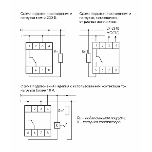 Реле времени PCZ-524 (24-264В AC/DC 16А 1перекл. контакт IP20) F&F EA02.002.004