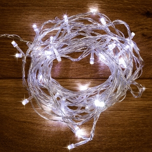 Гирлянда Neon-night 'Твинкл-Лайт' 10 м, прозрачный ПВХ, 80 LED, белое свечение