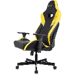 Кресло игровое Knight Thunder 5X черный/желтый эко.кожа крестов. металл, фото27