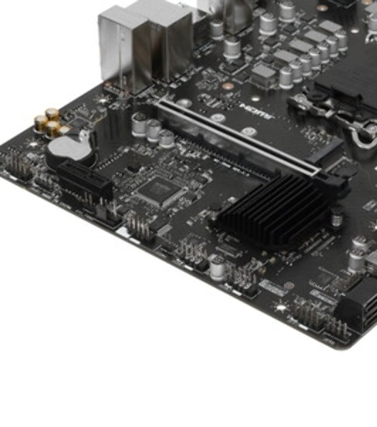 Материнская плата MSI PRO B760M-E, LGA 1700, Intel B760, 2xDDR5, 4xSATA, 1xM.2, 1xPCIe 4.0 x16, 1xPCIe 4.0 x1, 1xHDMI, 1xVGA, 1x1Gb LAN, 2xUSB-A 3.2 Gen 1, 4xUSB-A 2.0, 3x3.5 мм, 7.1, mATX