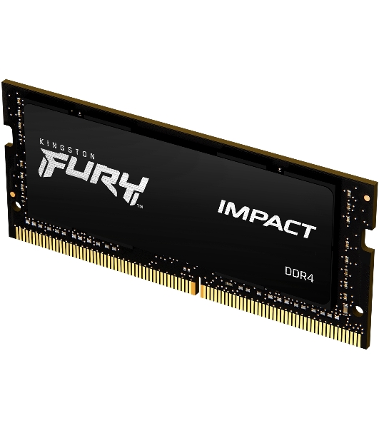 Оперативная память Kingston Fury Impact, DDR4, 32GB (1x32GB), 3200MHz, CL20, SO-DIMM