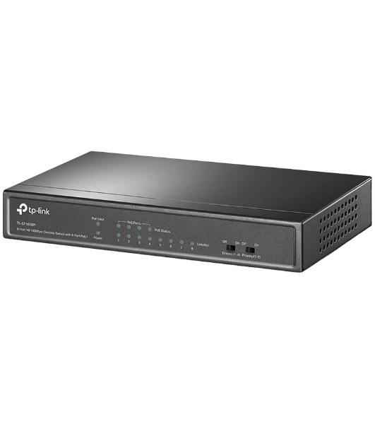 Коммутатор TP-Link SMB TL-SF1008P Коммутатор 8-port 10/100M Desktop PoE Switch