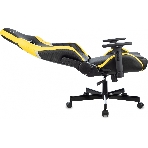 Кресло игровое Knight Thunder 5X черный/желтый эко.кожа крестов. металл, фото26