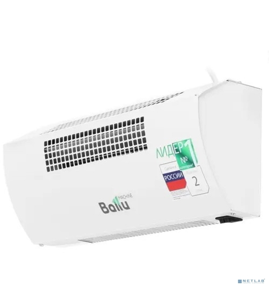 Тепловая завеса Ballu BHC-CE-3L Ступени мощности 2,5/1,25 кВт, Номинальный ток 11 А, Производительность 250 м3/час, Напряжение питания 220 В - 50 Гц, Подключение к сети сетевой шнур с вилкой, Степень защиты 	IP20, Класс электрозащиты I, Увеличение температуры воздуха на выходе в максимальном режиме нагрева 37,5°C, Номинальный уровень шума 44 дБ, Габариты прибора (ШхВхГ) 	460x210x135 мм, Габариты упаковки (ШхВхГ) 495x145x220 мм, Вес нетто 	3,2 кг, Вес брутто 3,7 кг.