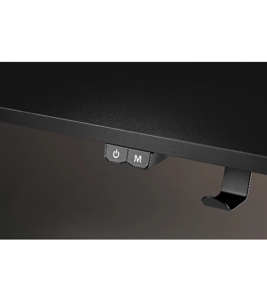 Стол игровой Cactus CS-GMD-BK-RGb столешница МДФ, черный каркас черный 136x60x75 см