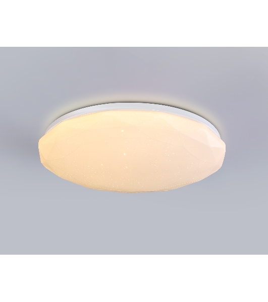 Светодиодный светильник RGB Ambrella light FZ417 WH белый IP20 46W 3000K-6500K+RGB D380*60 (ПДУ ИК)