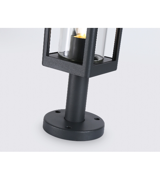 Светильник Ambrella light ST2409 GR/CL серый/прозрачный IP54 E27 max 40W 110*110*350