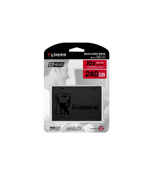 Накопитель SSD Kingston A400, 240Gb, SATA III, 2.5', R/W 500/350