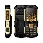 Мобильный телефон BQ 2430 Tank Power черный/золотистый, фото 1