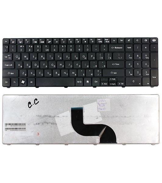 Клавиатура для ноутбука Packard Bell TM81 TM86 TM87 TM89 TM94 TM82 TX86/NV50 черная