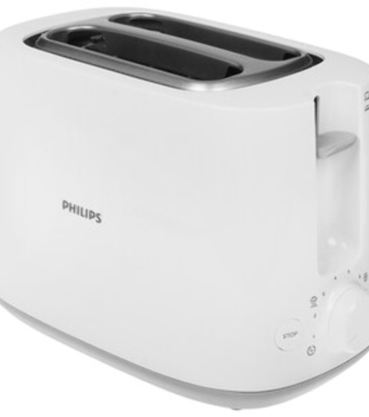 Тостер Philips HD2581/00 белый, 830 Вт, 2 слота
