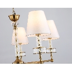 Люстра Ambrella light LH71021/5 BS/WH латунь/белый E14*5 max 40W D670*1130, фото6