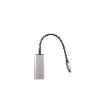 Кабель-переходник USB 3.1 Type-C -->RJ-45 1000Mbps Ethernet, Aluminum Shell, 0.15м VCOM DU320M, фото2