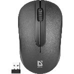 Мышь беспроводная Defender Hit MM-495 черный, 1600 dpi, радиоканал, USB, кнопки - 3, фото12