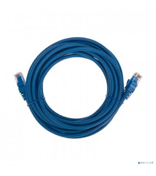 Патч-корд U/UTP Rexant cat.6, RJ45-RJ45, неэкранированный, 26AWG, LSZH, синий, 5 м