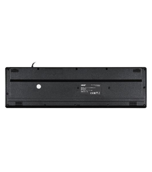 Клавиатура проводная Acer OKW020, USB, черный