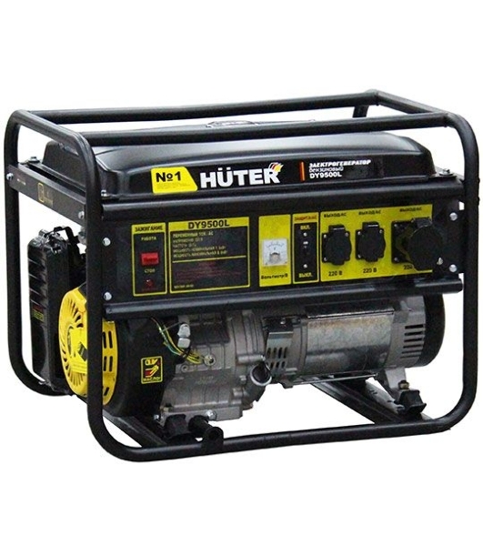 Электрогенератор бензиновый Huter DY9500L, 8 кВт, 91 дБ, 76 кг