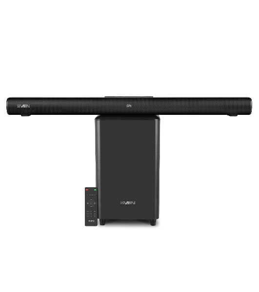 Саундбар SVEN SB-2200D черный (2 x 60W, Bluetooth сабвуфер 180W, пульт ДУ, LED-дисплей, HDMI, USB)