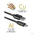 Кабель Defender USB 2.0 TO MICRO-USB 1M черный USB08-03T, фото2