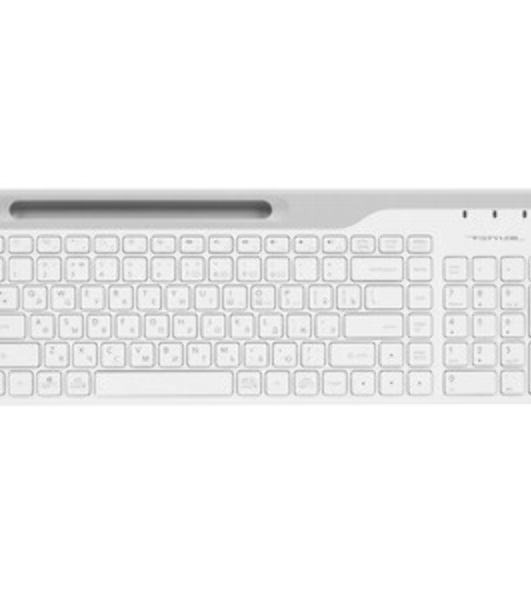 Комплект клавиатура+мышь A4Tech FStyler FB2535C беспроводной, USB + Bluetooth, 2000 DPI, белый