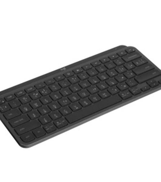 Клавиатура беспроводная Logitech MX Keys Mini (920-010501), USB, Bluetooth/Радиоканал, темно-серый/черный