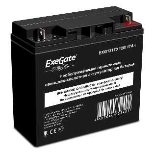 Батарея для ИБП ExeGate EP160756RUS GP 12170/EXG12170 (12V 17Ah) клеммы под болт М5