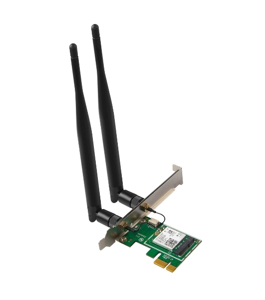 Сетевой адаптер Tenda E30 беспроводной двухдиапазонный PCI-e адаптер Wi-Fi 6 AX3000 c Bluetooth 5.0