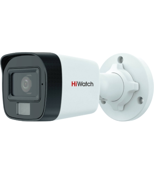 Камера видеонаблюдения аналоговая HiWatch DS-T200A(B) (3.6мм) 3.6-3.6мм HD-TVI цв. корп.:белый