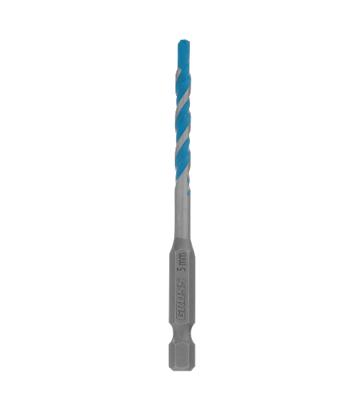 Сверло универсальное Gross Multipurpose PRO, 6-гр. хвостовик, 5мм