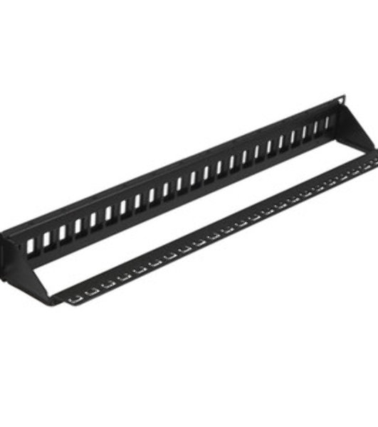 Патч-панель наборная Lanmaster LAN-PPAR24OK-UTP 19' 1U 24xRJ45 UTP