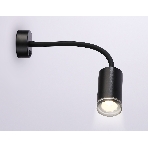 Светильник настенно-потолочный гнущийся с выключателем Ambrella light FW2470 BK черный GU10 max 12W D55*L100*H300, фото2