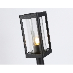 Светильник Ambrella light ST2411 BK/CL черный/прозрачный IP54 E27 max 40W 110*110*350, фото4