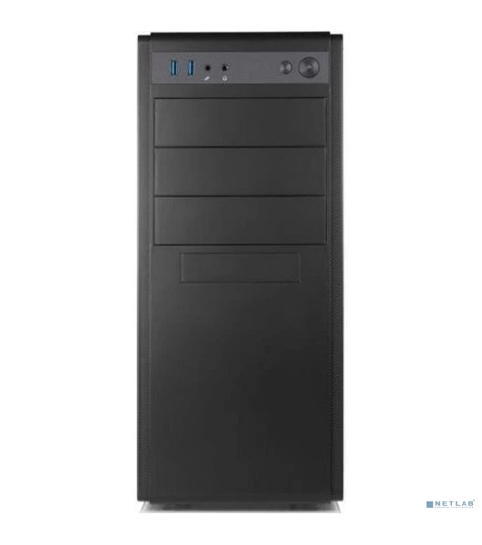 Компьютерный корпус Foxline FL-886-FL500S-U32 ATX case, black, w/PSU 500W 12cm, w/2xUSB 3.0, w/pwr cord, w/o FAN