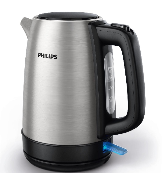 Чайник электрический Philips HD9350/90, 1,7 л, 2200 Вт, световой индикатор, функция автовыключения, индикатор уровня воды