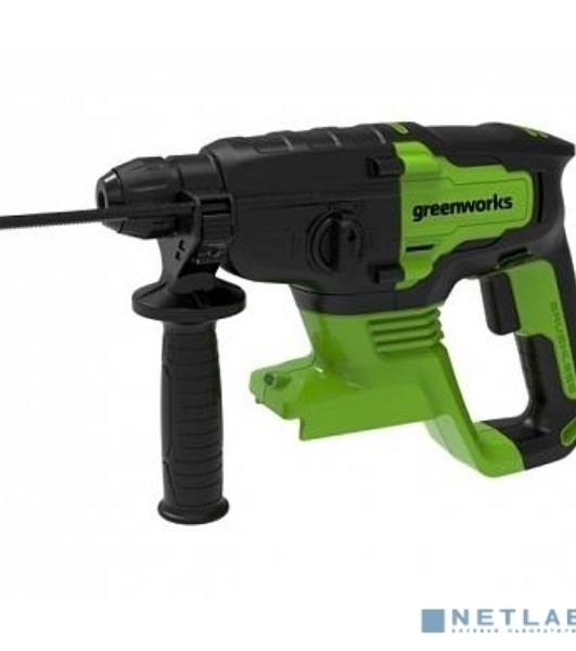 Перфоратор GreenWorks GD24SDS2, 24 В, 2 Дж, от аккумулятора