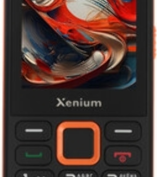 Мобильный телефон Xenium X300 черный/оранжевый