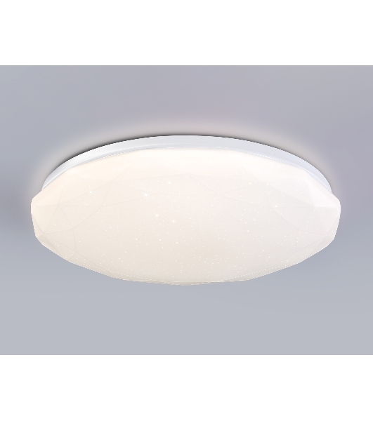 Светодиодный светильник RGB Ambrella light FZ418 WH белый IP20 66W 3000K-6500K+RGB D480*65 (ПДУ ИК)