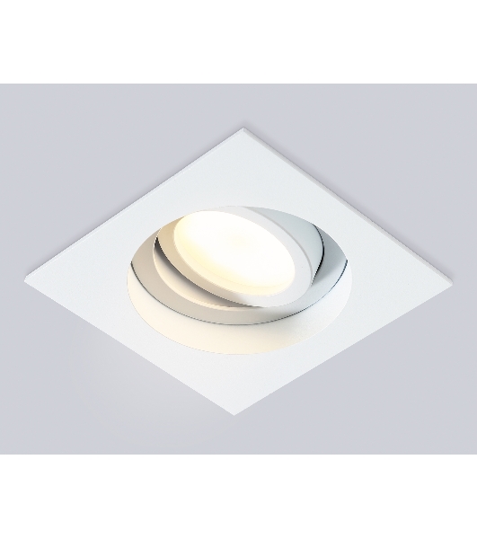Встраиваемый поворотный точечный светильник Ambrella light TN102757 WH белый IP20 GU5.3 100*100*32