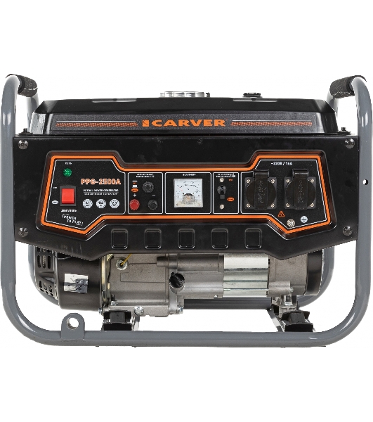Электрогенератор бензиновый Carver PPG-2500А, 2.3 кВт, 67 дБ, 40 кг