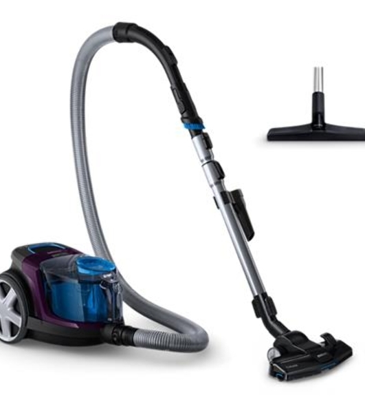 Пылесос Philips FC9333/09 фиолетовый/черный, 750/900 Вт, уборка сухая, пылесборник контейнер, 1.5 л