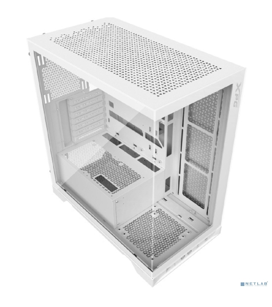 Компьютерный корпус XPG INVADER X белый (INVADERXMTWOF-WHCWW) Mid-Tower, Micro-ATX, Mini-ITX, Standard-ATX, USB 3.2 Gen2 Type-A, USB 3.2 Gen2 Type-C