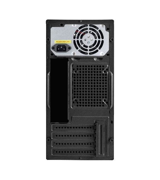 Компьютерный корпус Minitower ExeGate BAA-303M-AAA350 (mATX, БП AAA350 с вент. 8см, 2*USB, HD Audio, черный)
