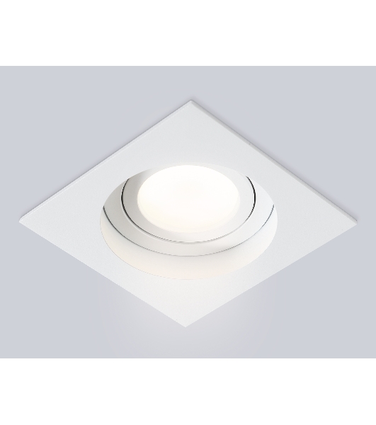 Встраиваемый поворотный точечный светильник Ambrella light TN102757 WH белый IP20 GU5.3 100*100*32