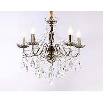 Светильник Ambrella light TR4949/5 SB/CL бронза/прозрачный E14/5 max 40W D620*585, фото7