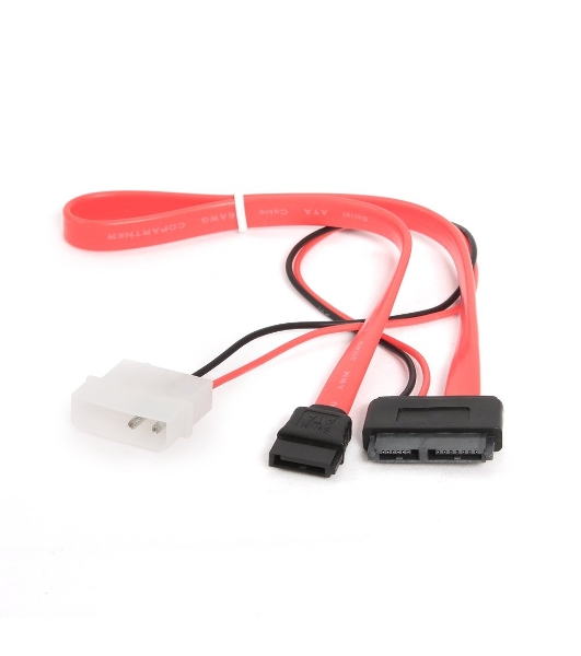 Кабель Gembird/Cablexpert Combo miniSATA, molex+SATA/miniSATA, 6pin+7pin, (длина инт-35 см, пит-30 см)